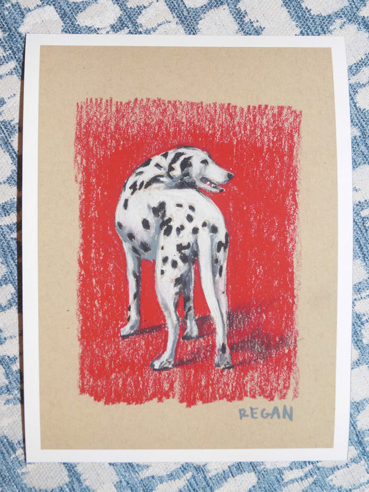Print - Red Dalmatian