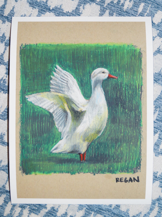 Print - Green Goose