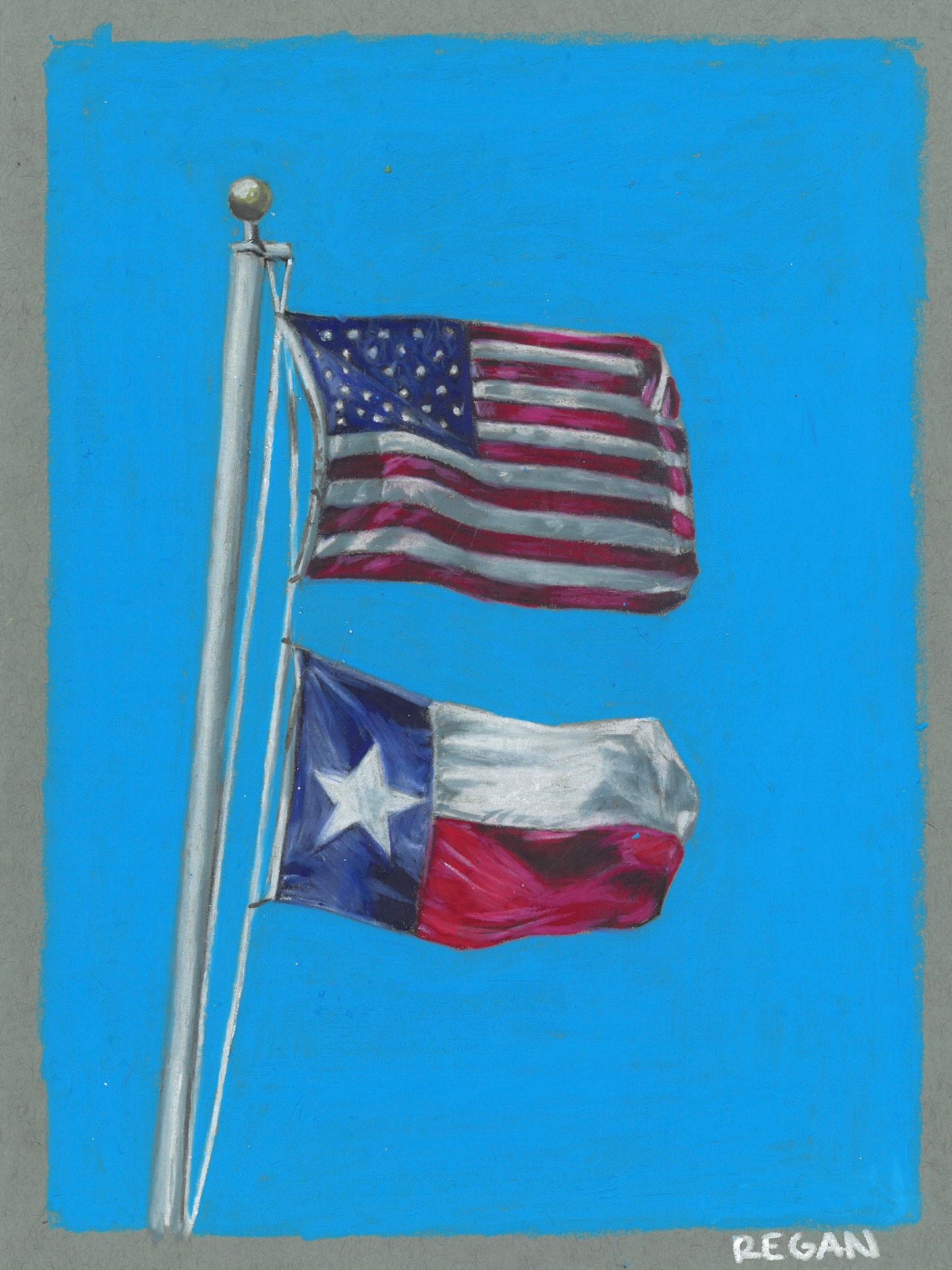 Print - Flags for Flood Relief