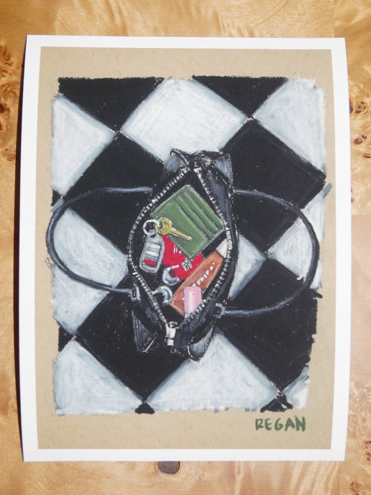 Print - Tile Purse
