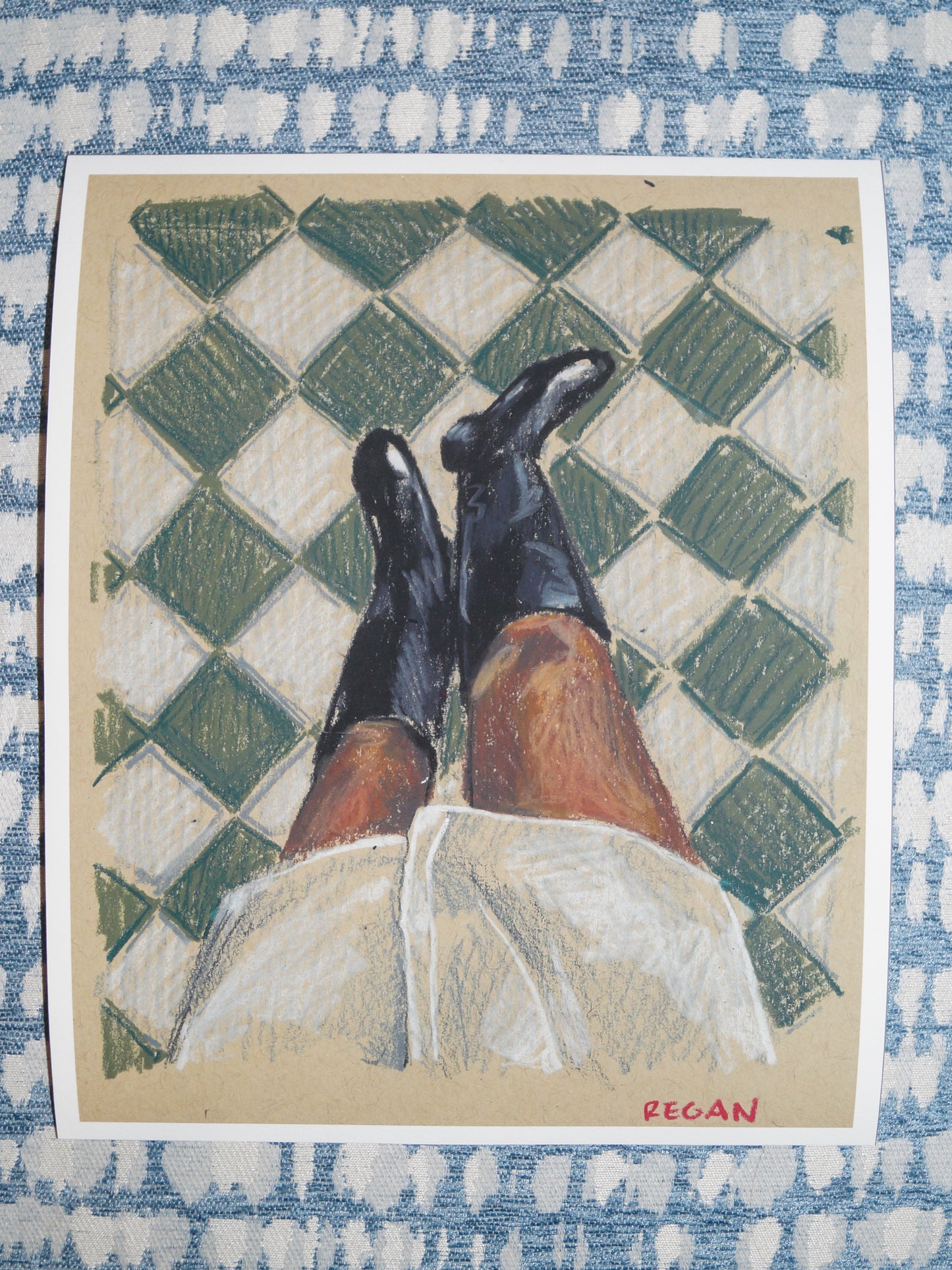 Print - Tile Boots