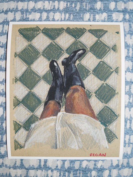 Print - Tile Boots