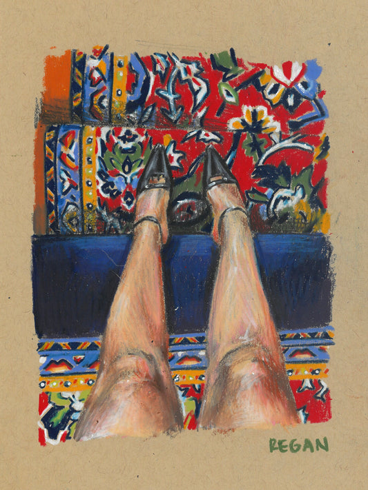 Print - Staircase Heels